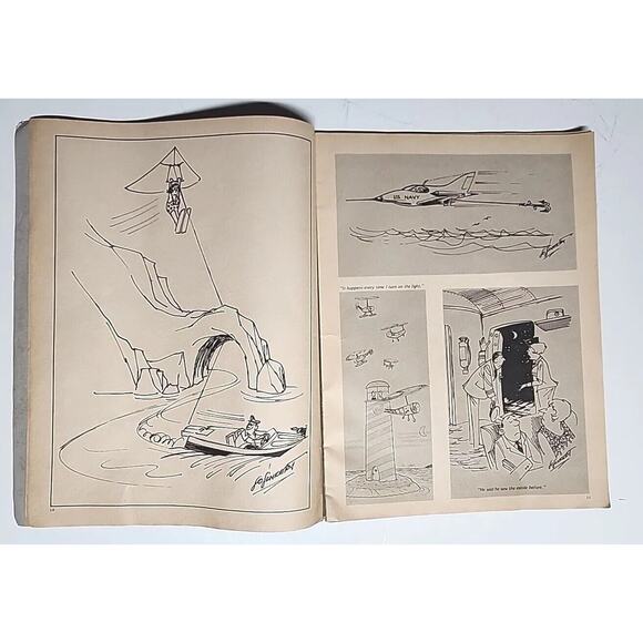 1971 Great Flying Cartoons Magazine Plane & Pilot Magazine M653 - Picture 3 of 7